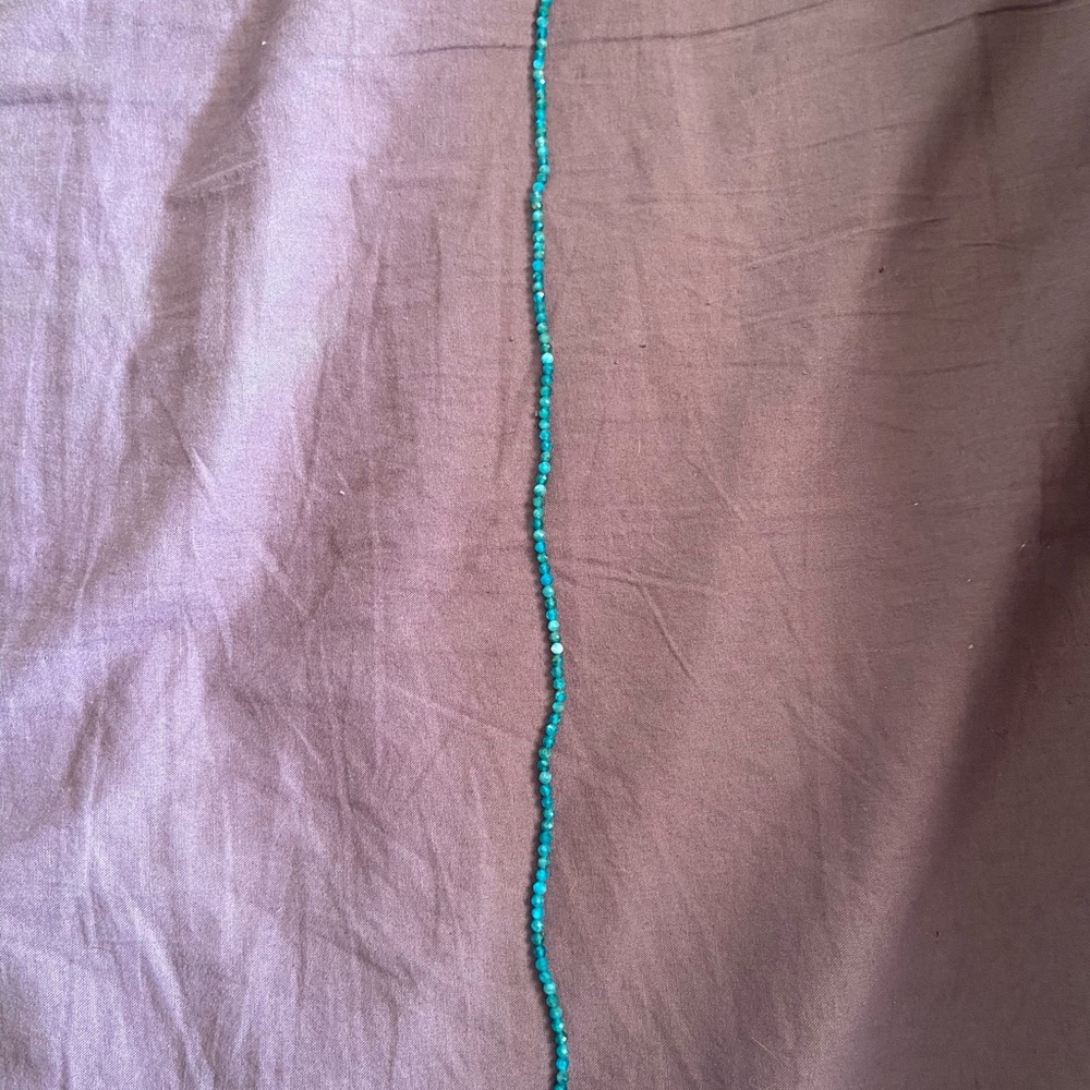 Blue Apatite Beaded Necklace